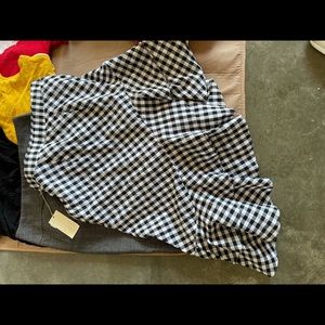 Blk & white checkered